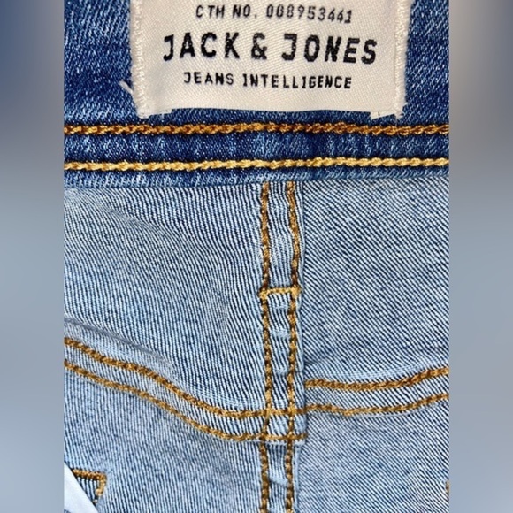 2/49$ Men’s Jack&Jones slim fit Glenn‎ stretchy Jeans with ankle zipper Sz 30/32 - Picture 7 of 17